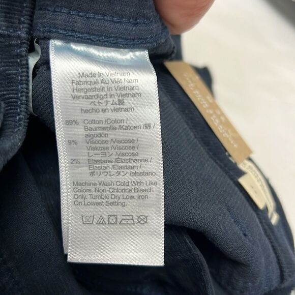 Madewell ns284 Navy The Slim Straight Utility Pant in Garment Dye Corduroy - Picture 12 of 14